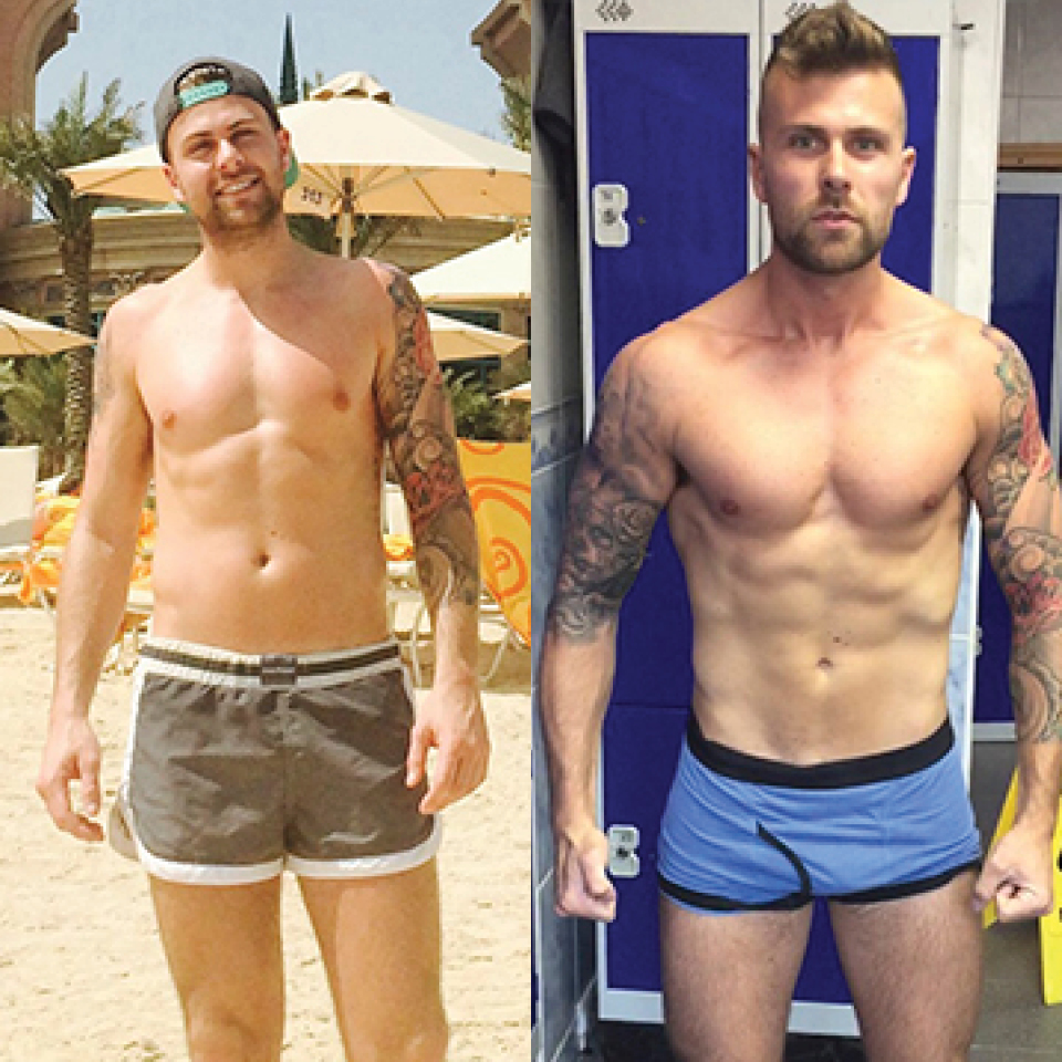 Tom Prince Body Transformation