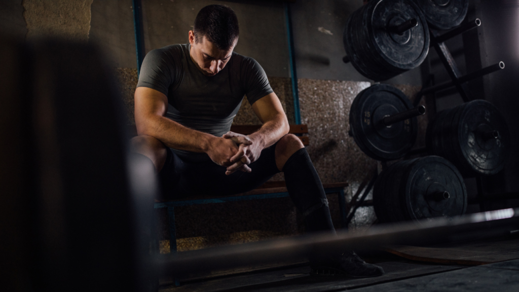 Visual representation of the mental and physical elements required for successful fat loss transformation.